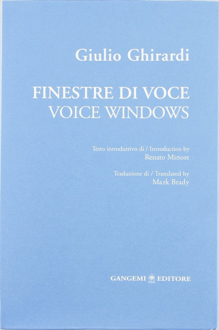 Voice windows, Roma, Gangemi Editore, 2006