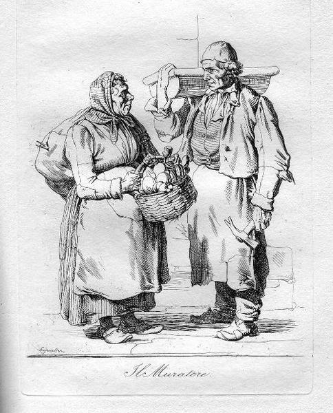 Soggetti pittoreschi e Costumi di Venezia incisi all'acqua forte.