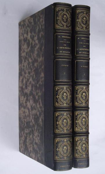 De l'origine et des débuts de l'imprimerie en Europe.