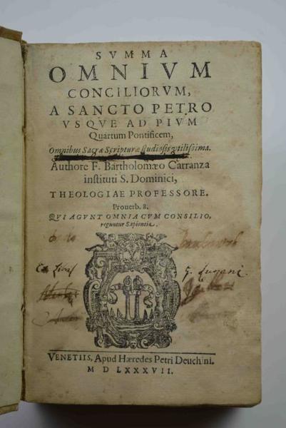 Summa omnium conciliorum ; a Sancto Petro usque ad Pium …