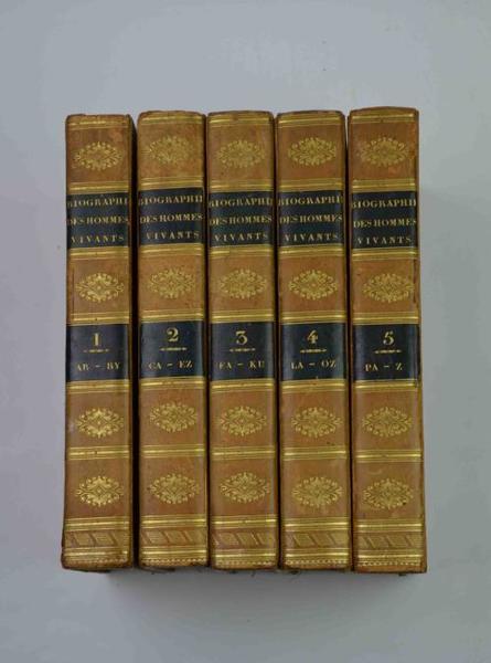 Biographie des hommes vivants ou histoire par ordre alphabetique de …