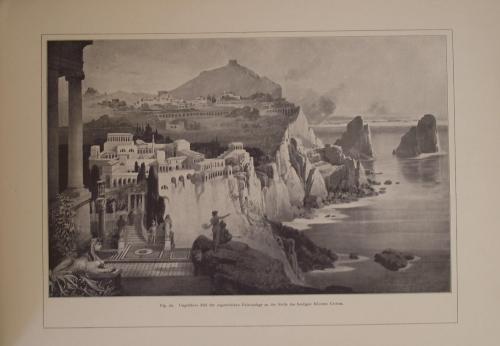 Das Schloss des Tiberius und andere Roemerbauten af Capri.