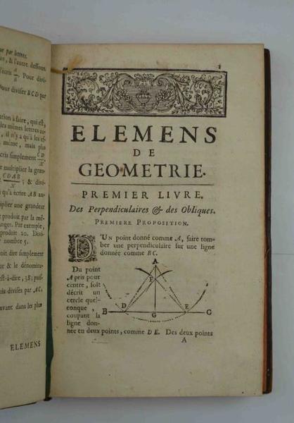Elemens de geometrie. Trosième édition, revue, corrigée et augmentée d'un …