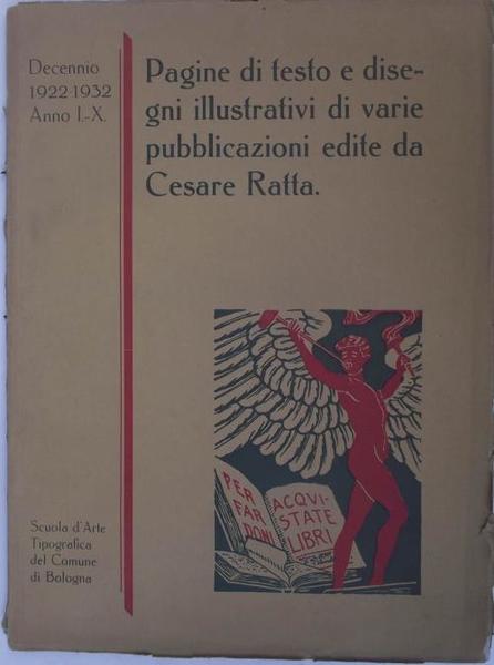 Pagine di testo e disegni illustrativi di varie pubblicazioni edite …