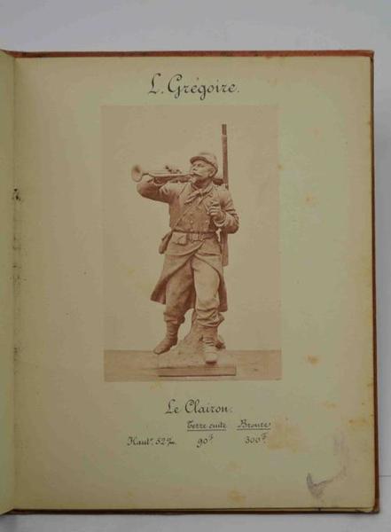Terres cuites d'art, marbres et bronzes. G. Chineau èditeur. 10, …