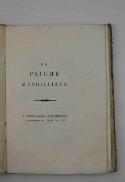 La psiche mangilliana.