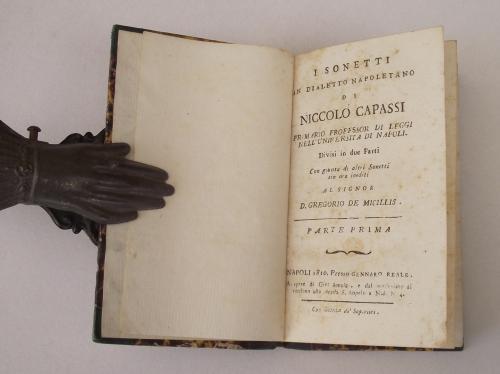 I sonetti in dialetto napoletano… divisi in due parti con …
