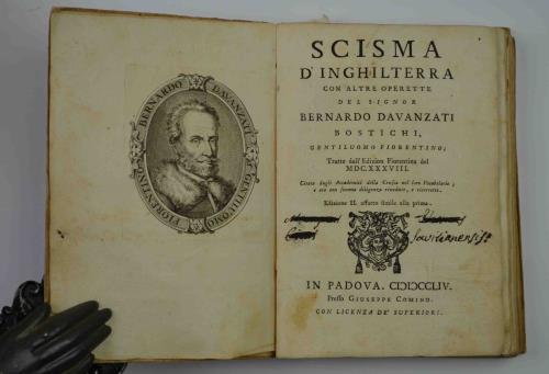Scisma d'Inghilterra con altre operette… tratte dall'edizion fiorentina del 1638…