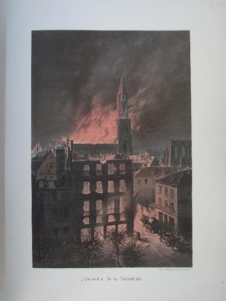 Bombardement de Strasbourg. 1870.