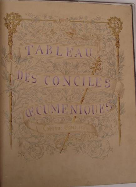 Tableau des conciles oecumeniques…