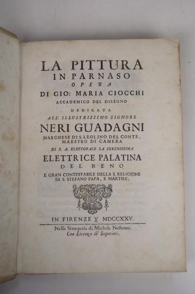 La pittura in Parnaso…