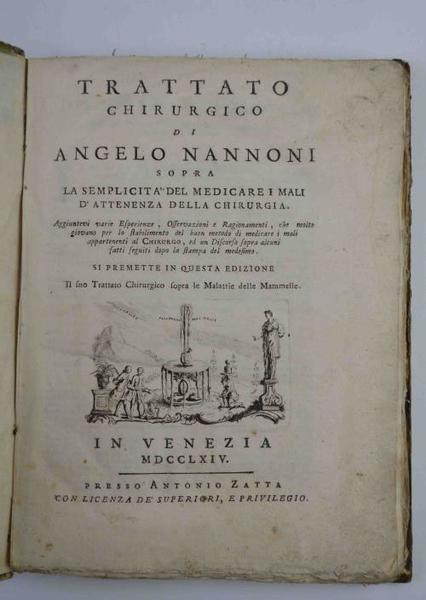 Trattato chirurgico… sopra la semplicità del medicare i mali d'attenenza …