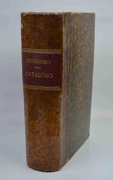 Catalogo di una scelta biblioteca da vendere. Nella quale sono …