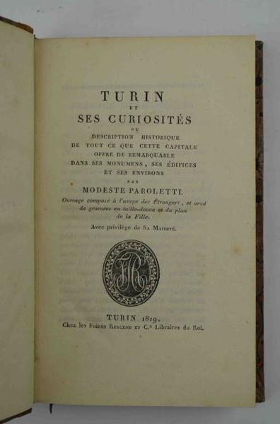 Turin et ses curiosités ou description historique de tout ce …