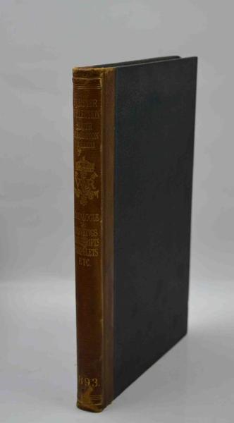 Forster Collection. A Catalogue of the paintings Manuscripts Autograph letters, …