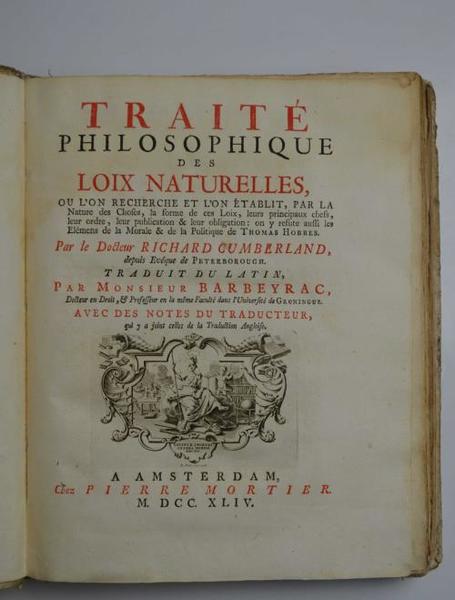 Traité philosophique des loix naturelles, ou l'on recherche et l'on …