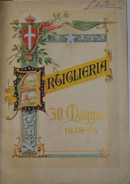 Artiglieria. 1848-95.