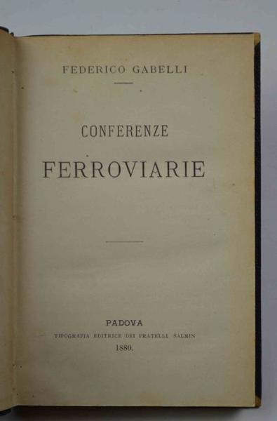 Conferenze ferroviarie.
