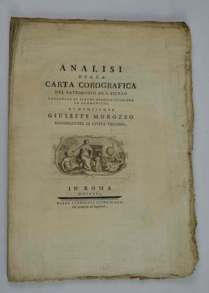 Analisi della carta corografica del patrimonio di S. Pietro corredata …