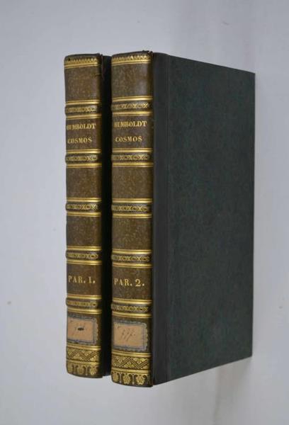 Cosmos essai d'une description physique du monde. Traduit par F. …