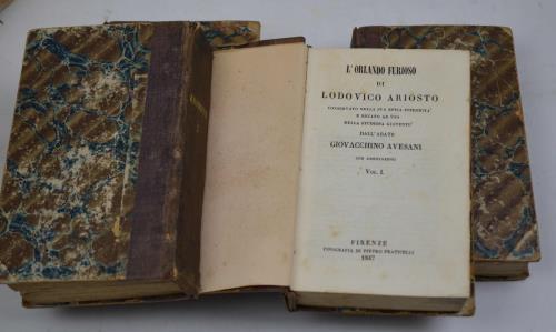 L'Orlando furioso… conservato nella sua epica integrità… dall'abate Giovacchino Avesani.
