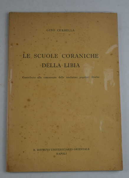 Le scuole coraniche della Libia…