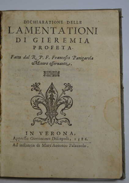 D. Hieronymi in lamentationes Hieremiae Commentarij ad Eusebium, Libri tres.