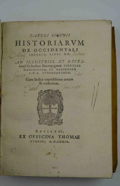 Historiarum de occidentali imperio, libri XX