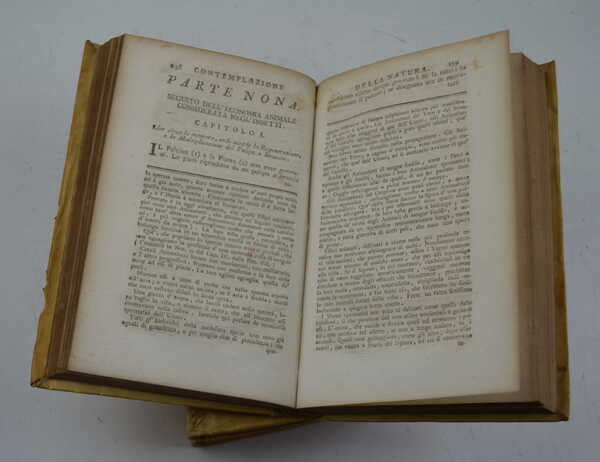 Contemplazione della natura del signor Carlo Bonnet. tradotta in italiano …