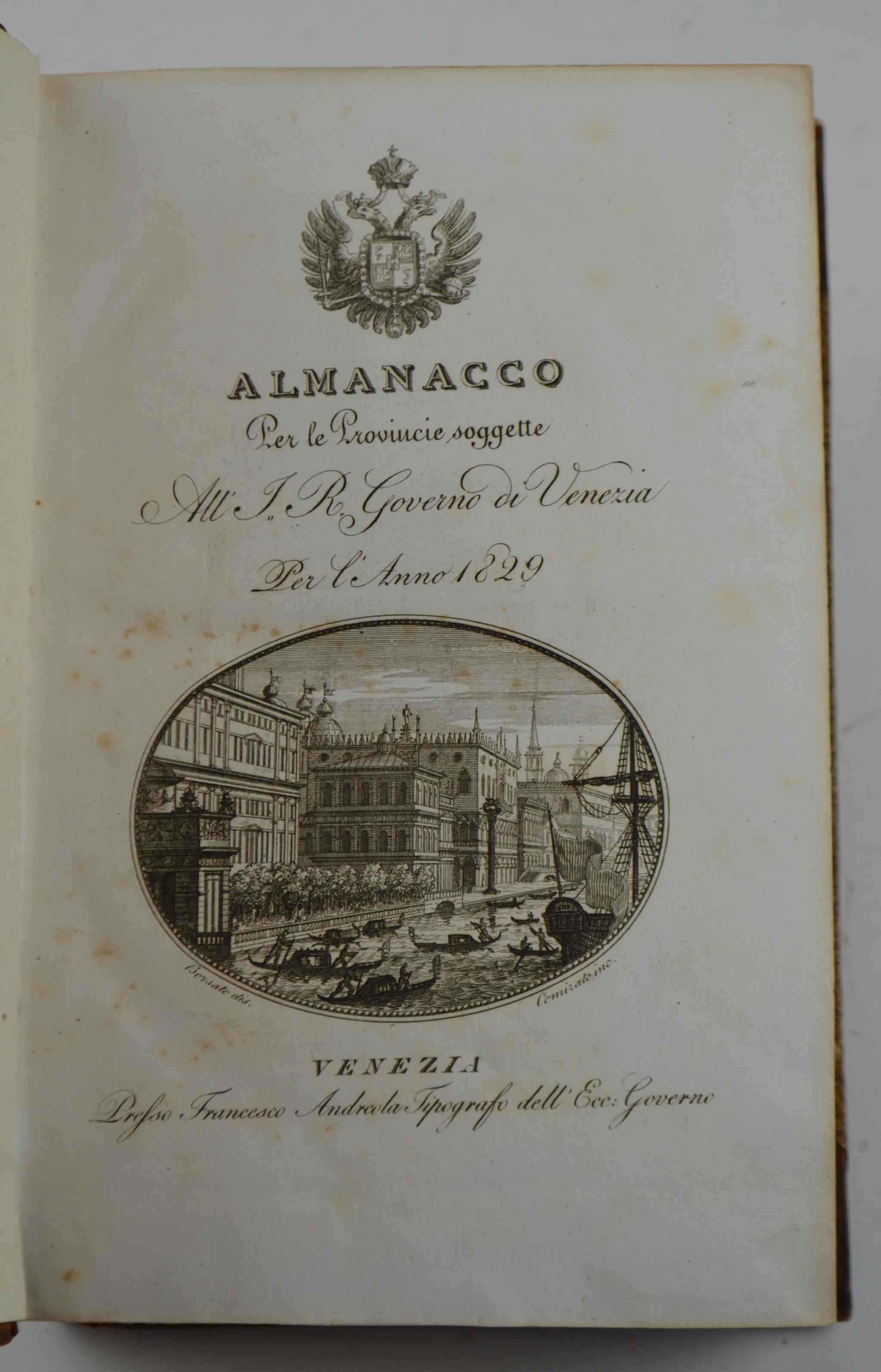 Almanacco per le Provincie soggette all'I.R. Governo di Venezia per …