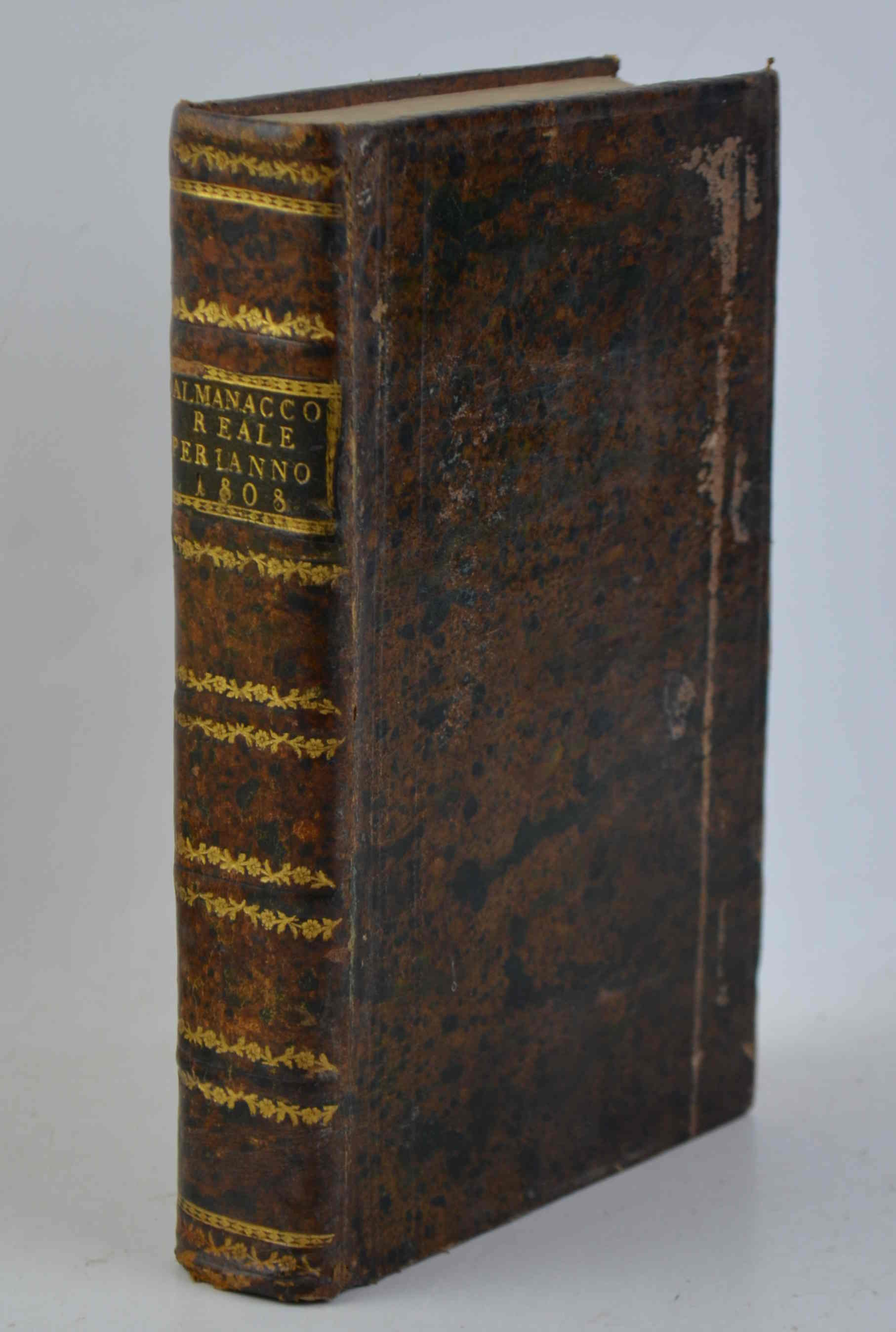 Almanacco reale per l'anno bisestile 1808.