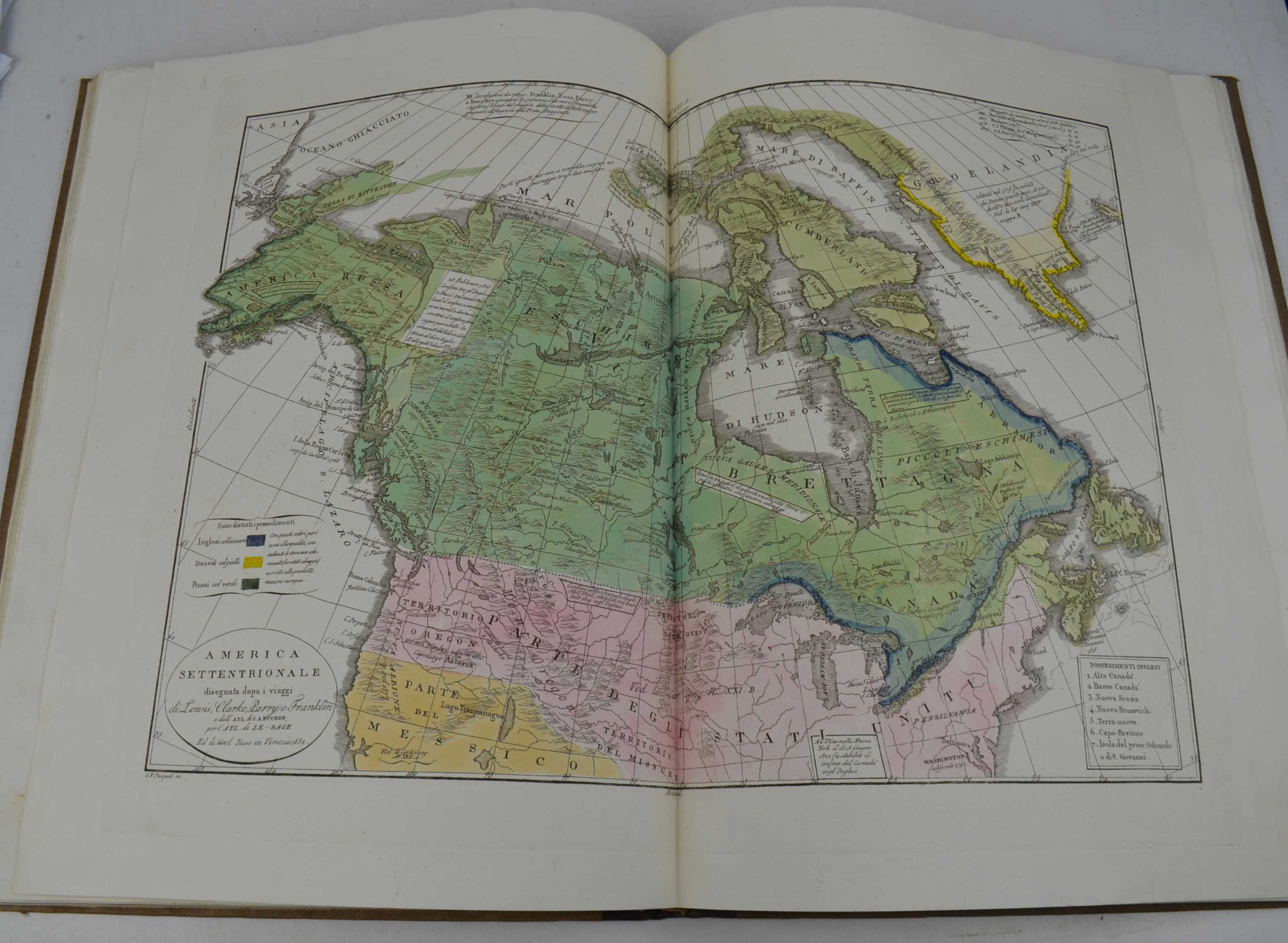 Atlante storico, geografico, genealogico, cronologico e letterario. in ogni sua …