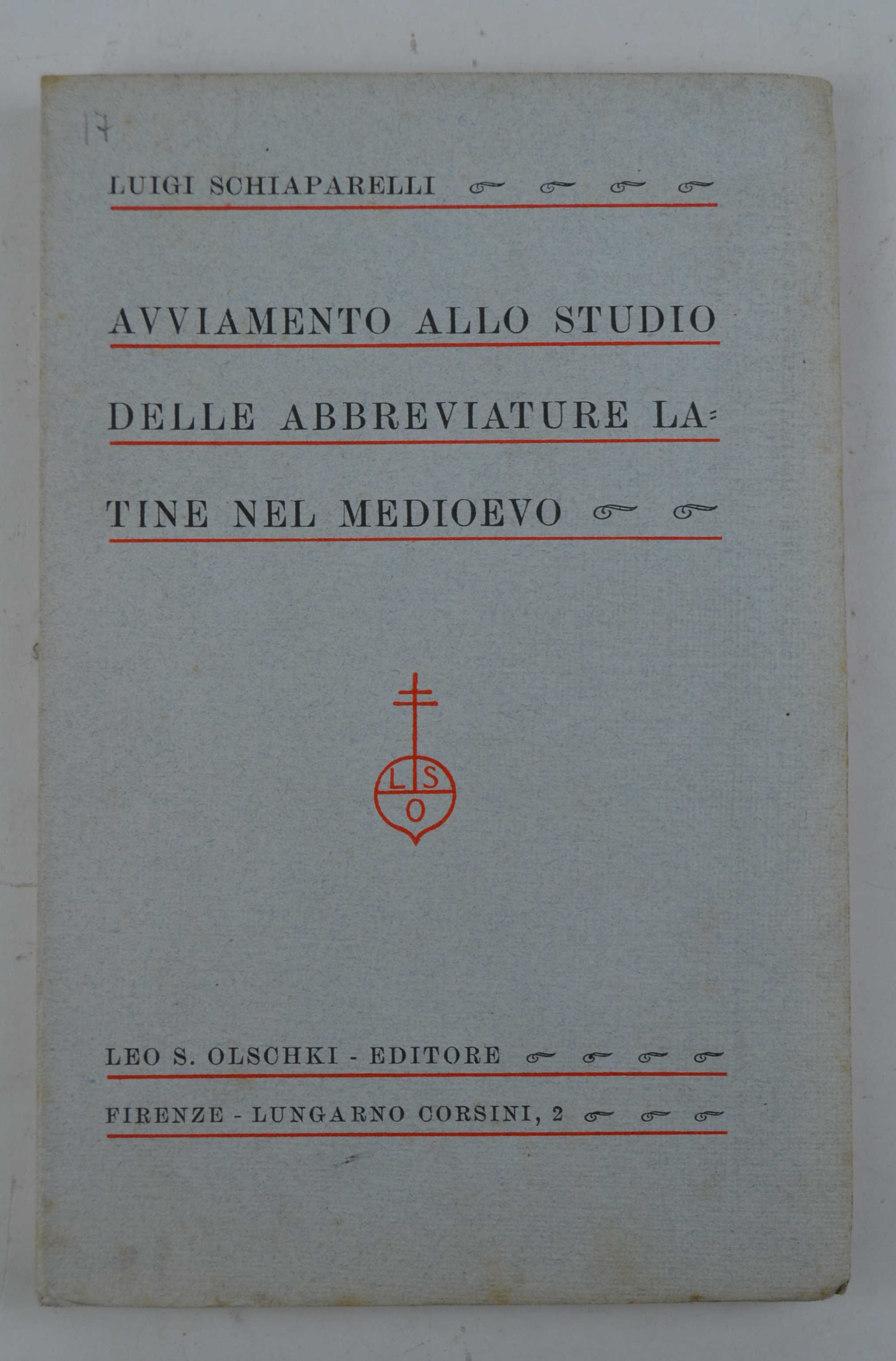 Avviamento allo studio delle abbreviature latine nel Medioevo.