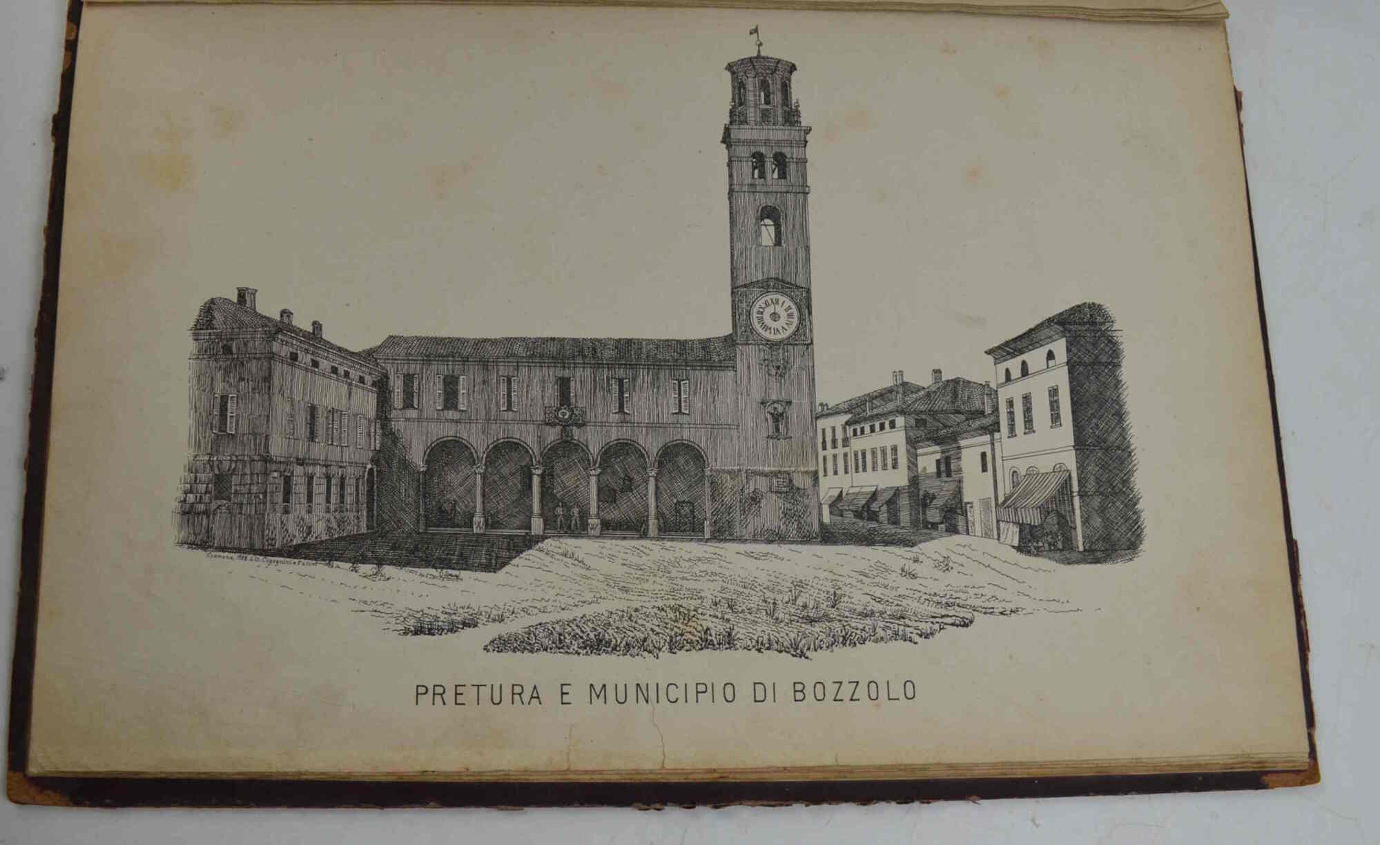 Bozzolo e suoi domini. Storica illustrazione...