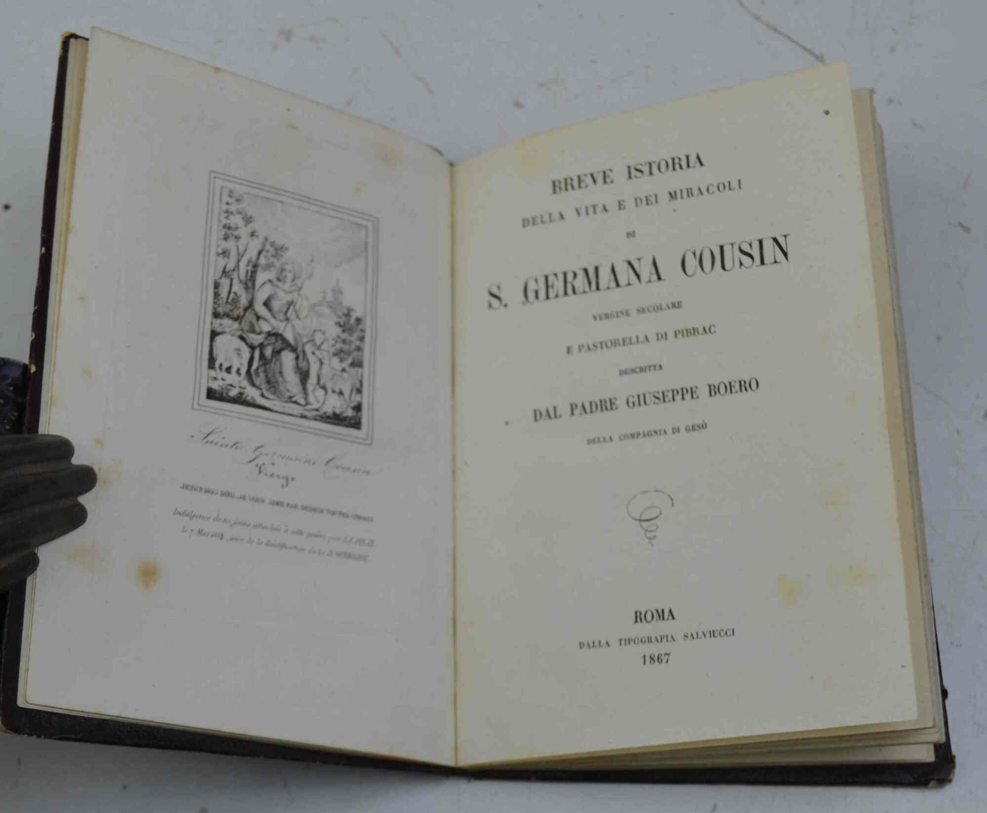 Breve istoria della vita e dei miracoli di S. Germana …