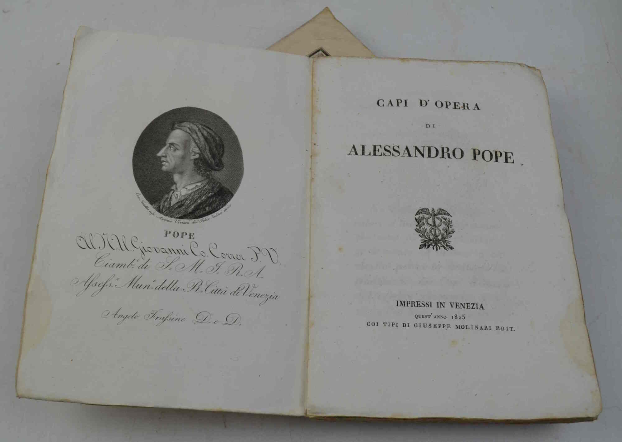Capi d'opera di Alessandro Pope.