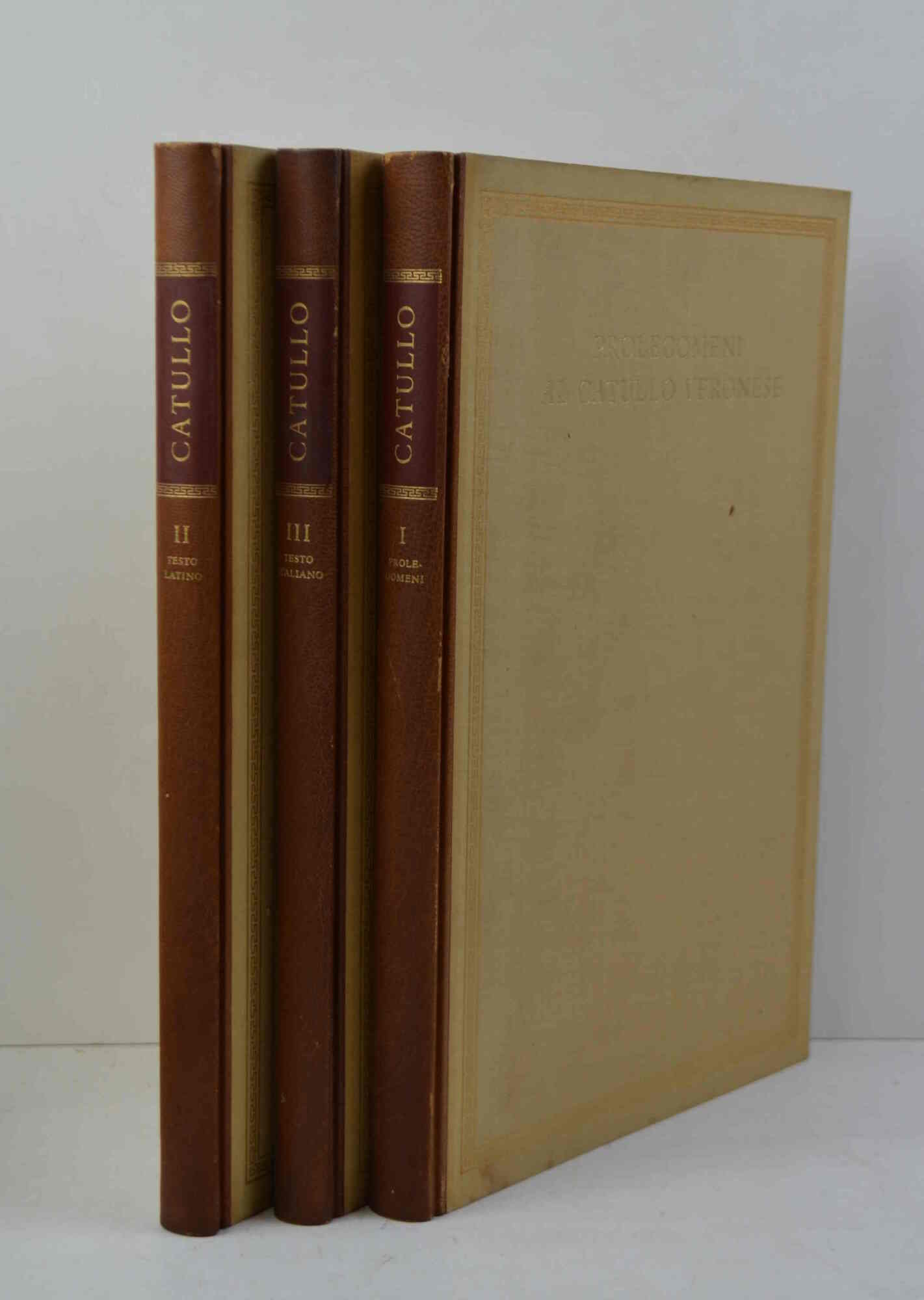 Catullo veronese. Prolegomeni - liber - libro.