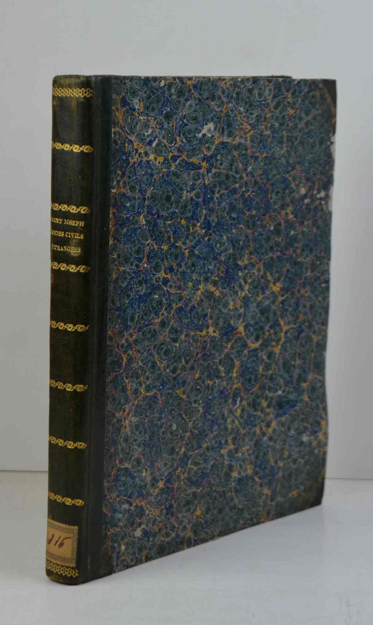 Concordance entre les codes civils étrangers et le code Napoléon...