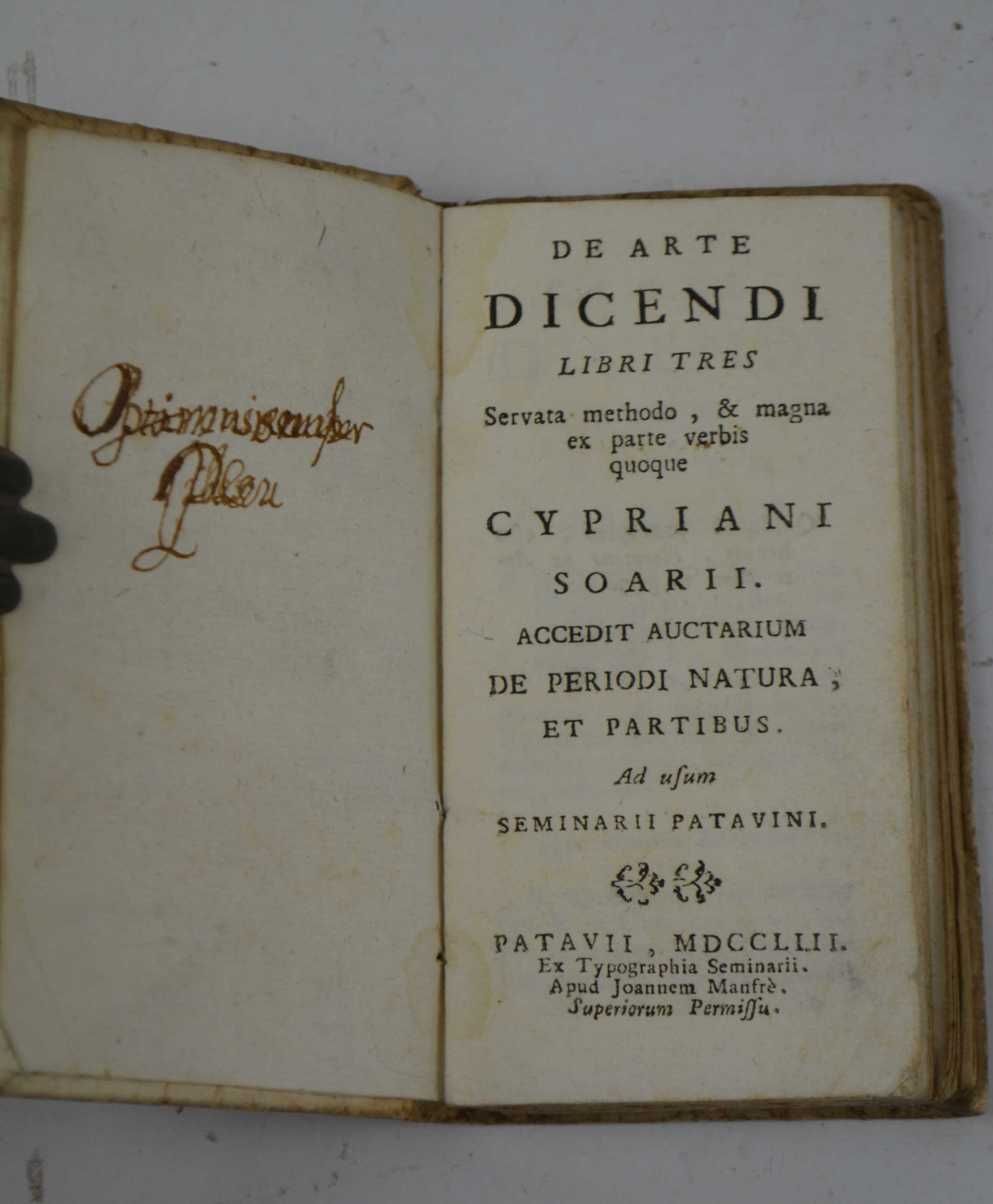 De arte dicendi libri tres servata methodo, & magna ex …