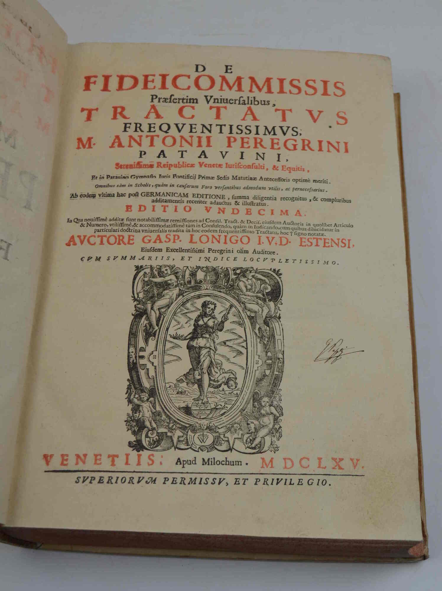 De fideicommissis... Tractatus...