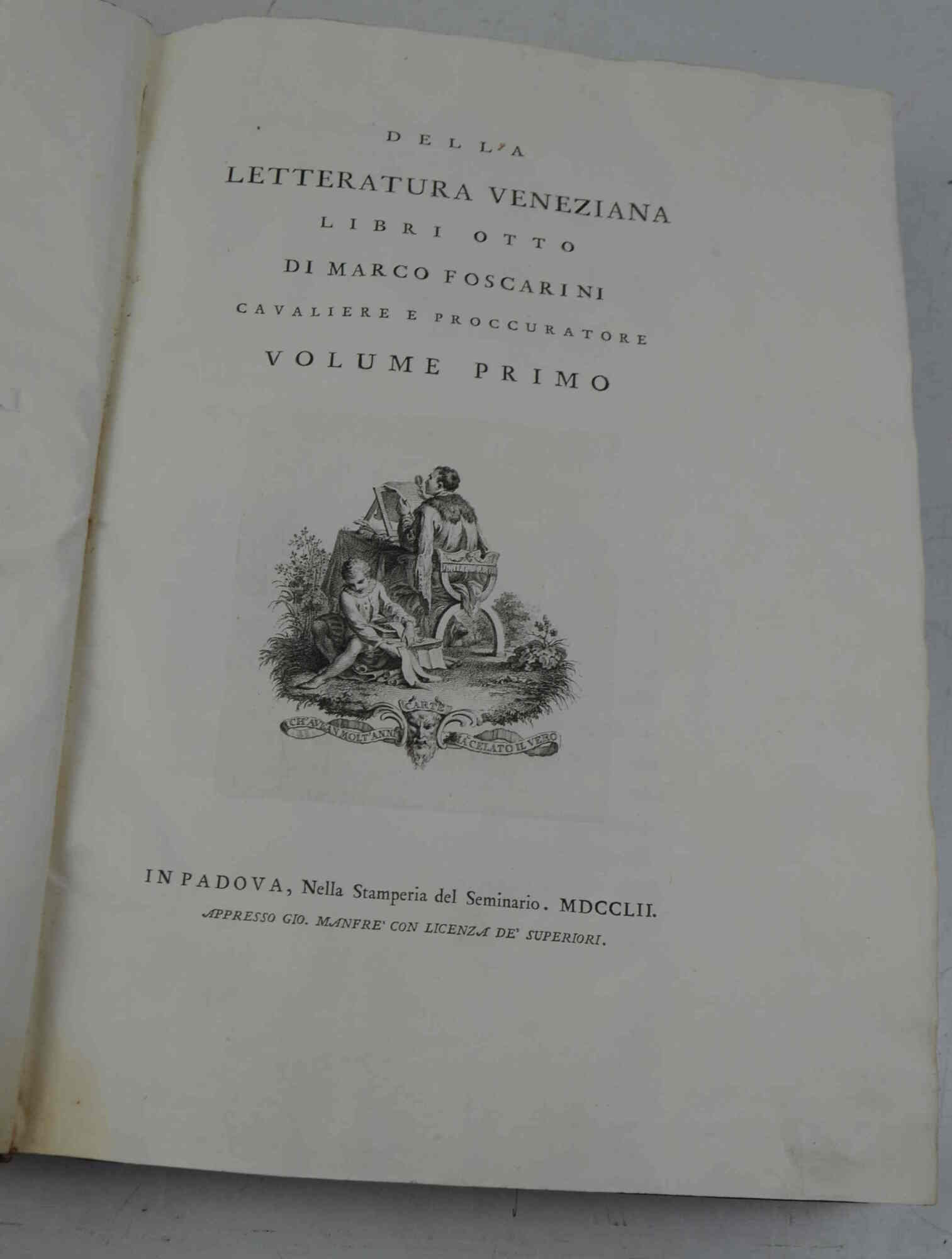 Della letteratura veneziana...