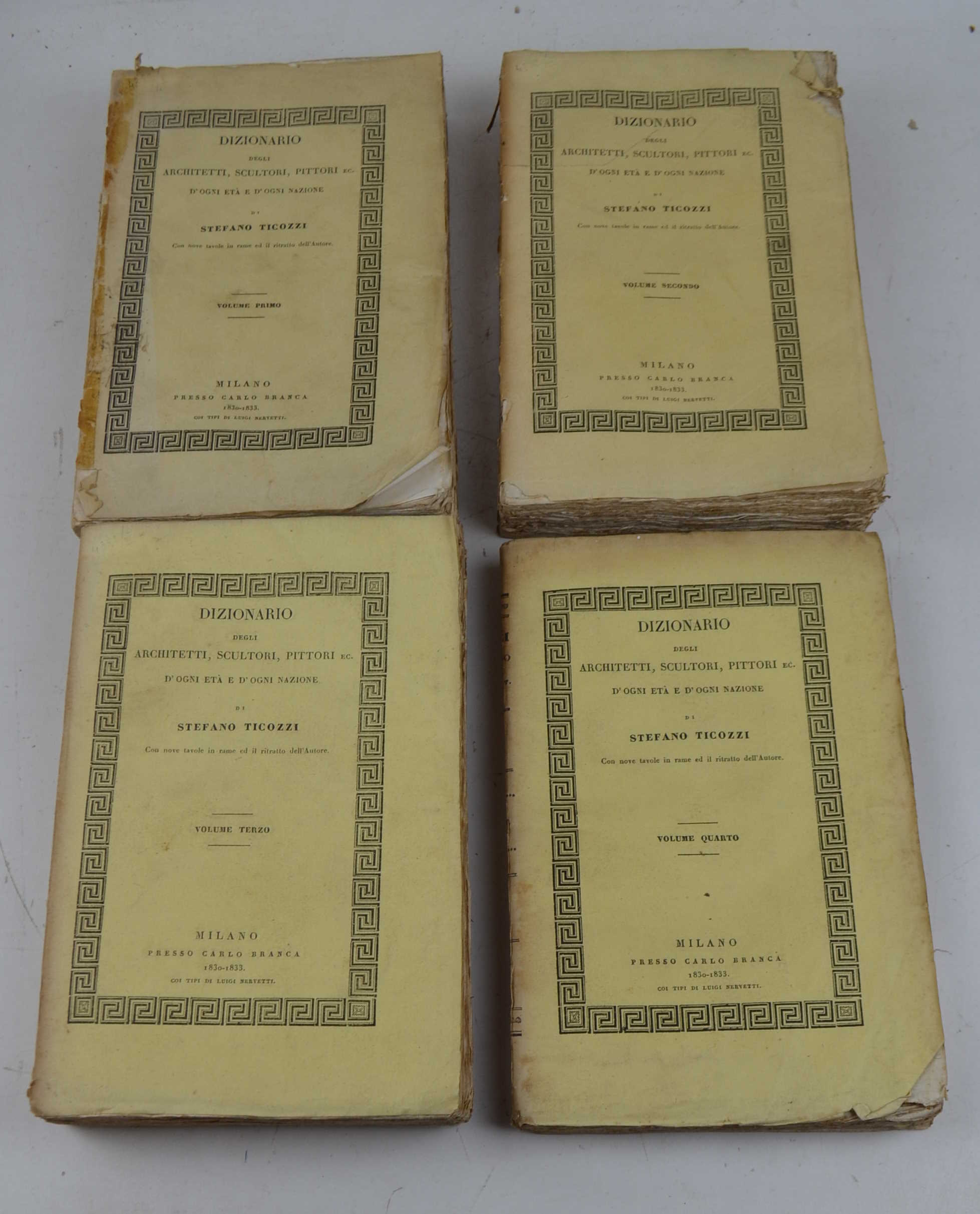 Dizionario degli architetti, scultori, pittori, intagliatori, niellatori, intarsiatori d'ogni età …