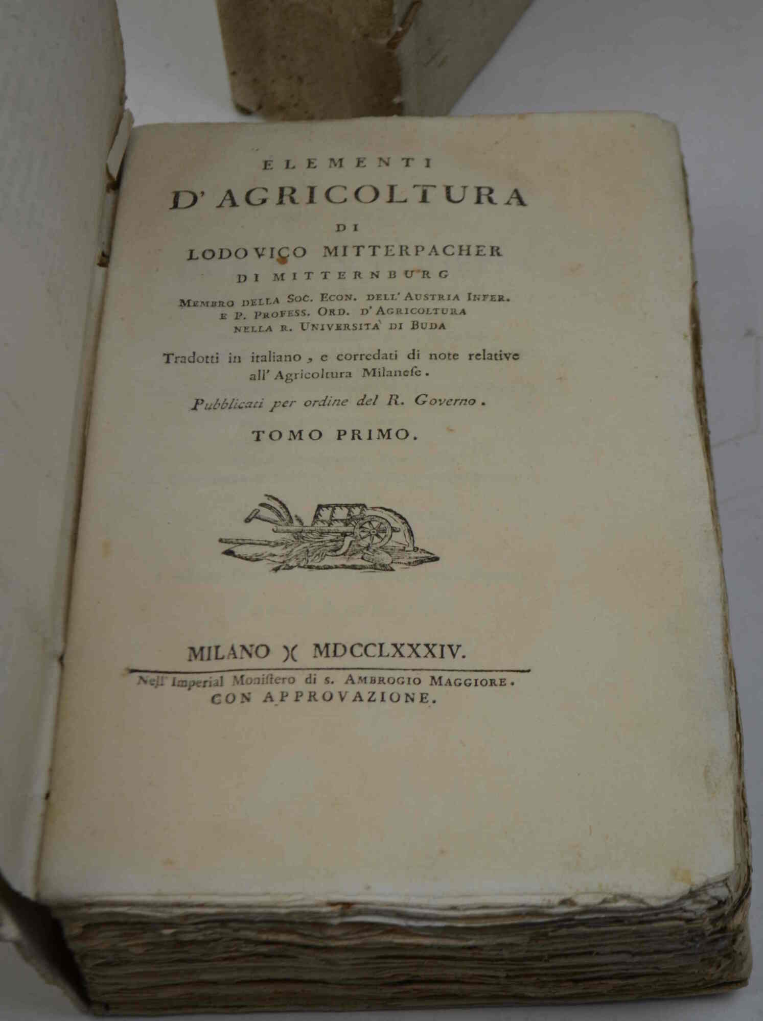Elementi d'agricoltura... Tradotti in italiano, e corredati di note relative …