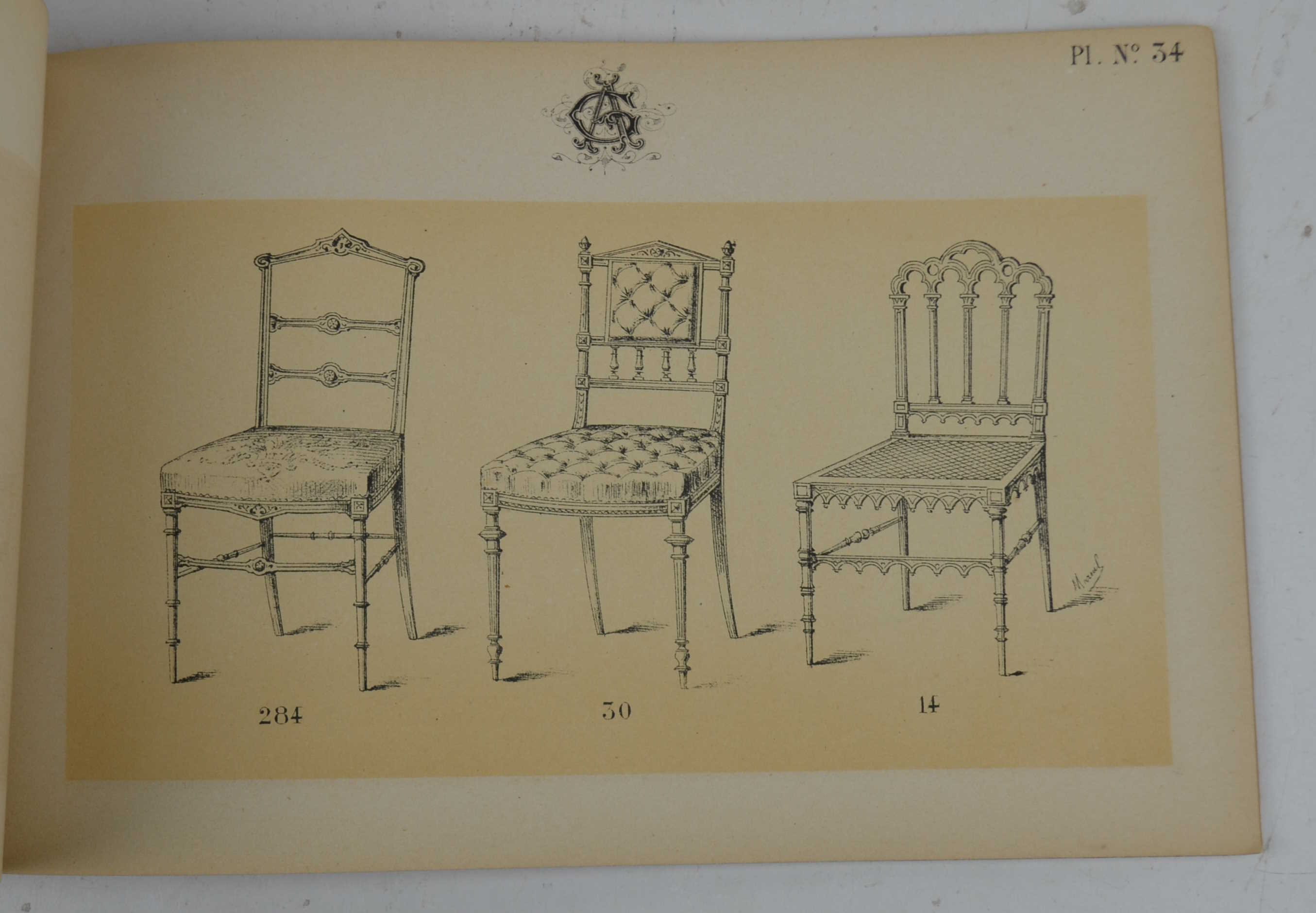 Fabrique d'Ameublement de Style… Album de Sièges.