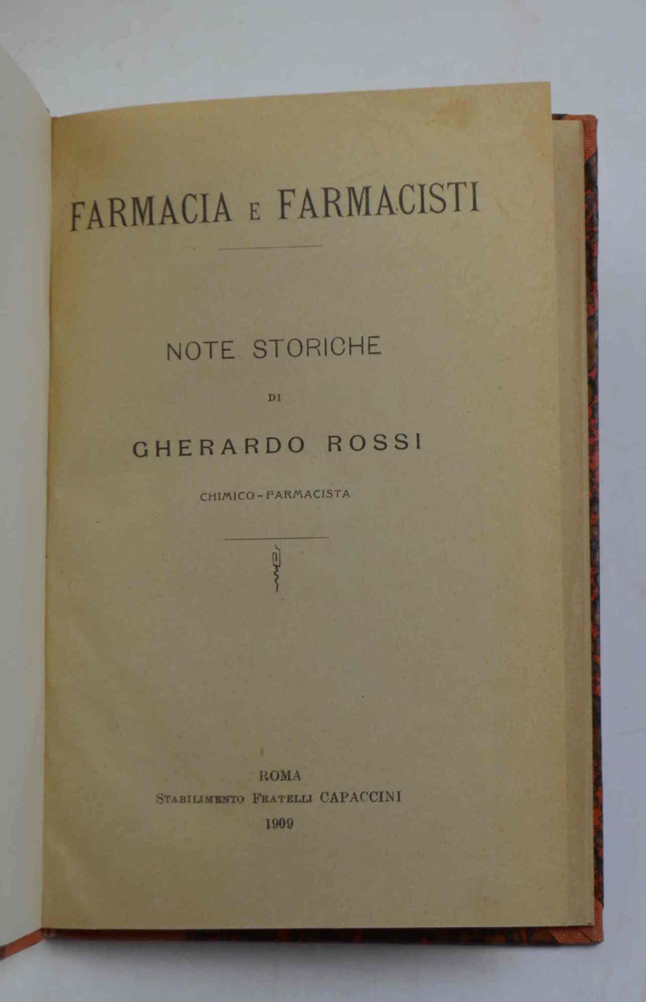 Farmacia e farmacisti. Note storiche...