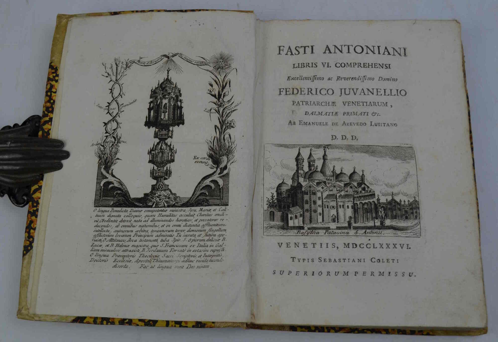 Fasti antoniani. Libri VI. comprehensi…