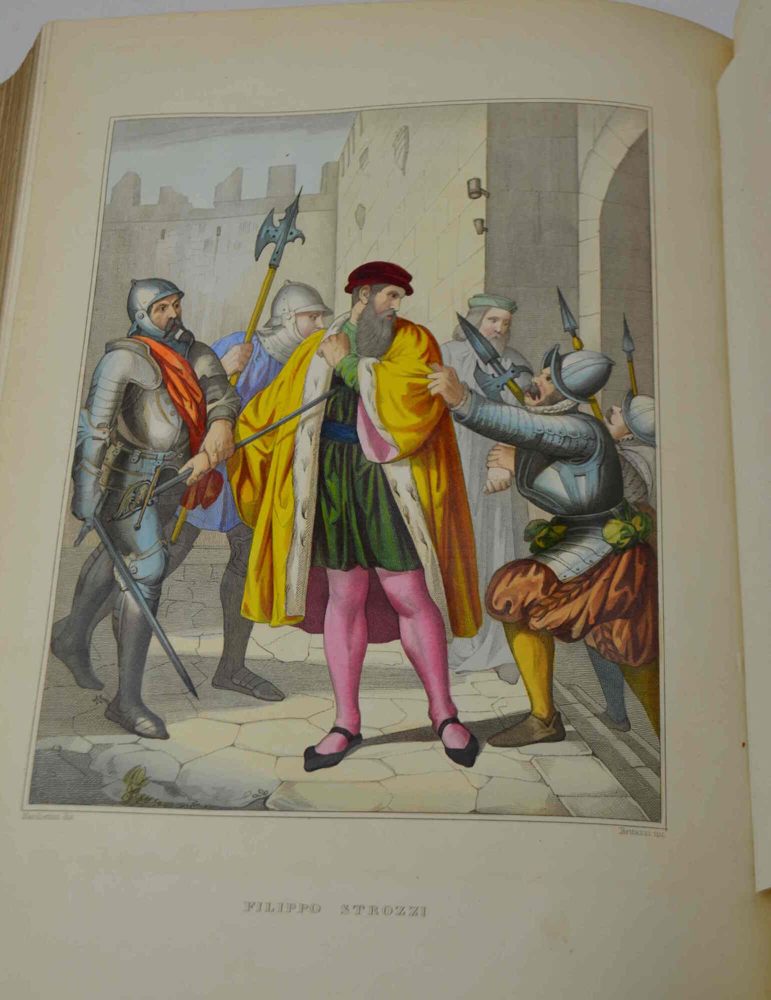 Galleria storica dell'Italia contenente in cento intagli miniati i fatti …