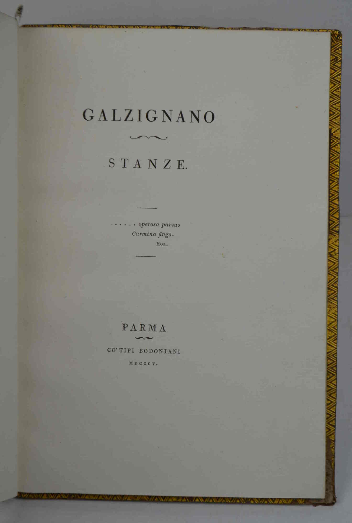 Galzignano. Stanze…