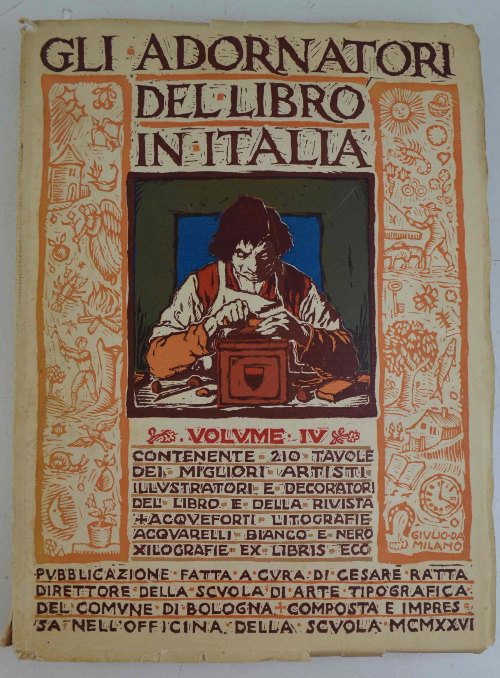 Gli adornatori del libro in Italia. Volume IV.