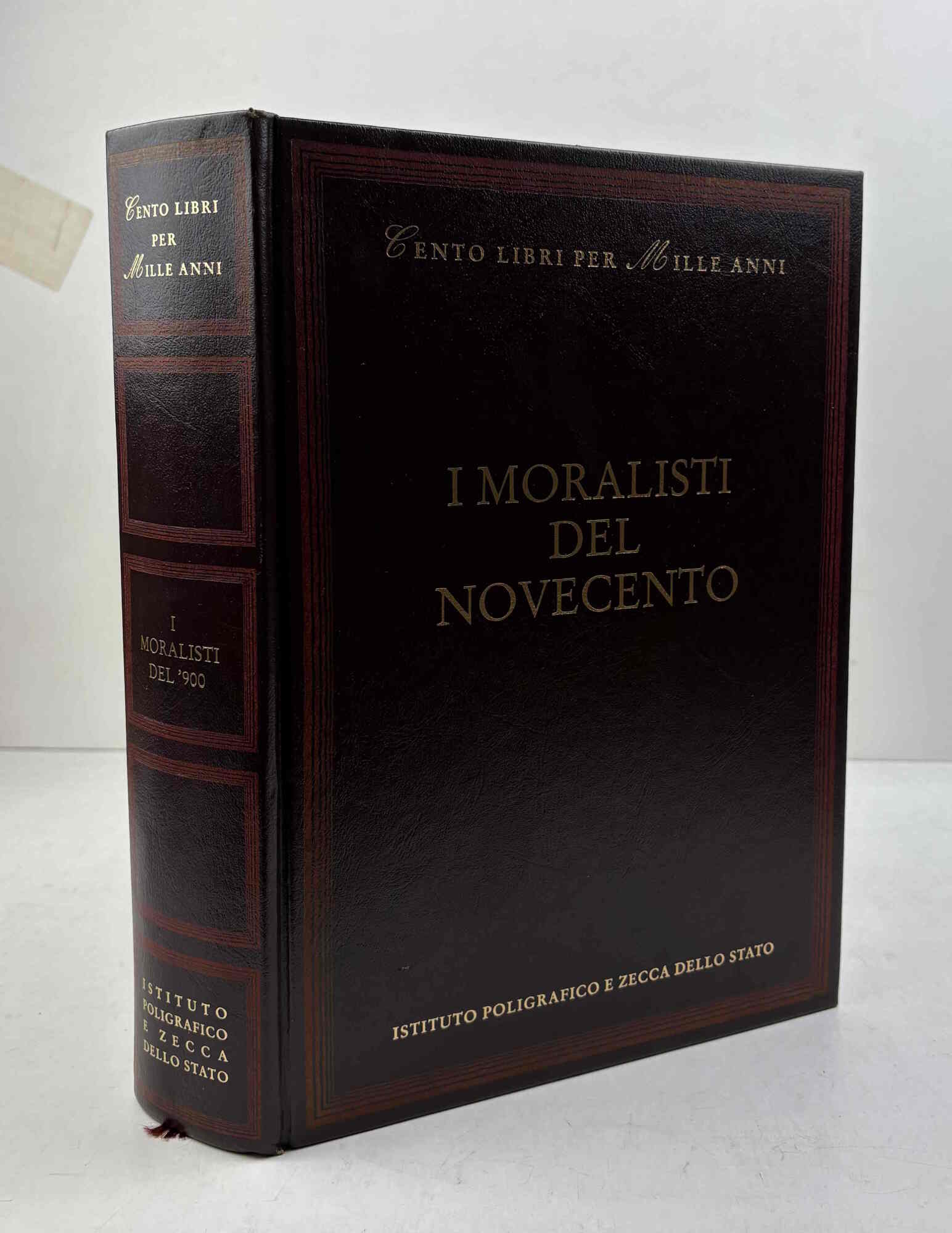 I moralisti del novecento. Prosa, narrativa e frammenti della "Voce".